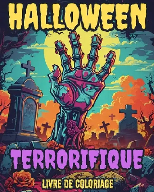Halloween Terrorifique: Livre de coloriage d'horreur pour adultes avec des créatures effrayantes: Créatures citrouilles terrifiantes, zombies effrayan by Adult Coloring Books
