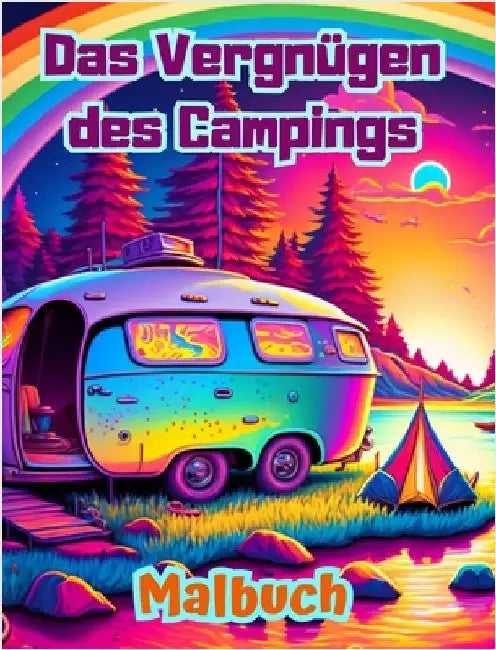 Das Vergnügen des Campings Malbuch für Natur- und Outdoor-Liebhaber Erstaunliche Designs zur Entspannung: Beeindruckende und bezaubernde Camping-Szene by Bright Soul Editions