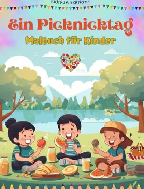Ein Picknicktag - Malbuch für Kinder - Kreative und spielerische Designs, die das Leben im Freien fördern: Lustige Sammlung liebenswerter Picknickszen by Kidsfun Editions