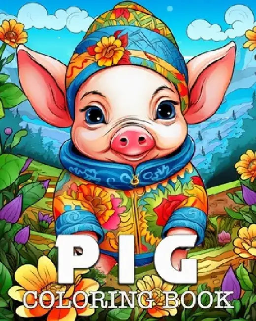 Pig Coloring Book: Beautiful Images to Color and Relax by Lea Schöning Bb