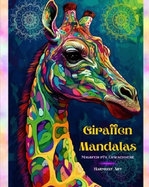 Giraffen Mandalas Malbuch für Erwachsene Anti-Stress und entspannende Designs zur Förderung der Kreativität: Wunderschöne Giraffenbilder zum Stressabb by Harmony Art