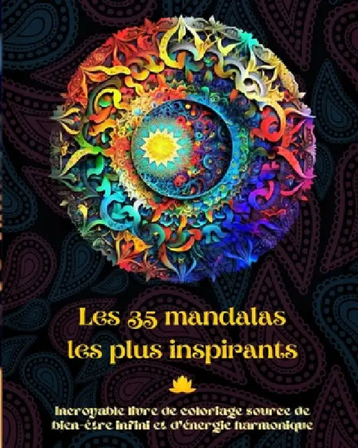 Les 35 mandalas les plus inspirants - Incroyable livre de coloriage source de bien-être infini et d'énergie harmonique: Outil artistique d'auto-assist by Peaceful Ocean Art Editions