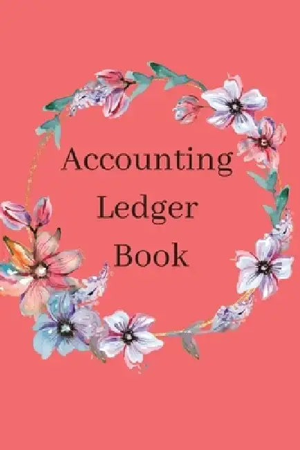 Accounting Ledger: Coral Floral by Muriel Freeman