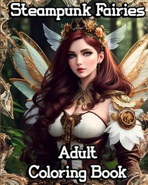 Steampunk Fairies Adult Coloring Book: Vintage & Fantasy Fairy Drawings in Victorian Style to Relax and Self Relief by Sophia Caleb