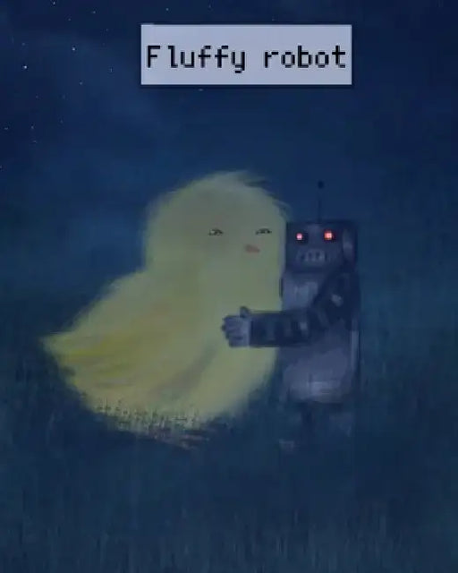 Fluffy robot by Halrai