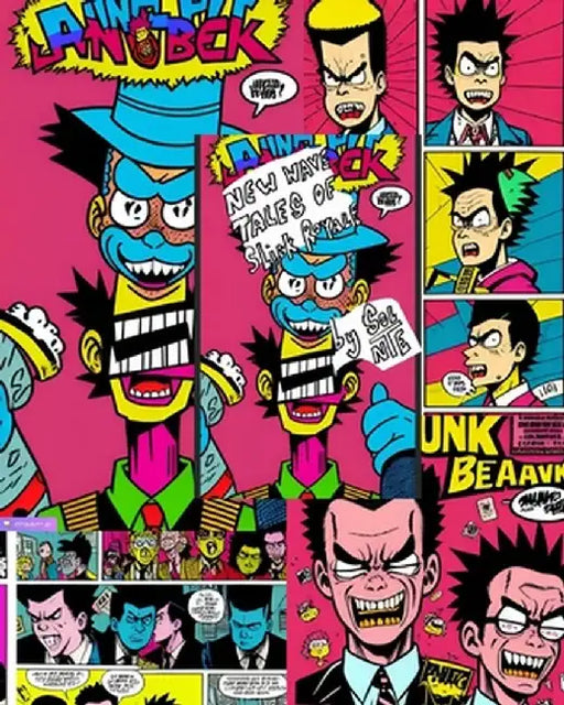 The New Wave Tales of Slick Royale Comic Zine by Sol Nte