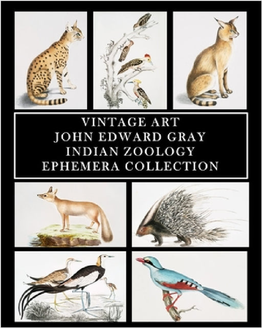 Vintage Art: John Edward Gray: Indian Zoology Ephemera Collection by Vintage Revisited Press