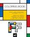 Coloring Book - Alphabet Mondrian Style: Letters: F G H I J by Art-Visual