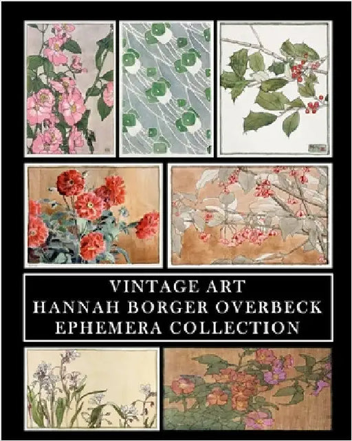 Vintage Art: Hannah Borger Overbeck: Ephemera Collection: Botanical Prints and Collage Sheets by Press, Vintage Revisited