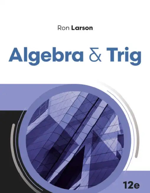 Algebra & Trig by Ron Larson