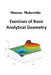 Exercises of Basic Analytical Geometry by Simone Malacrida
