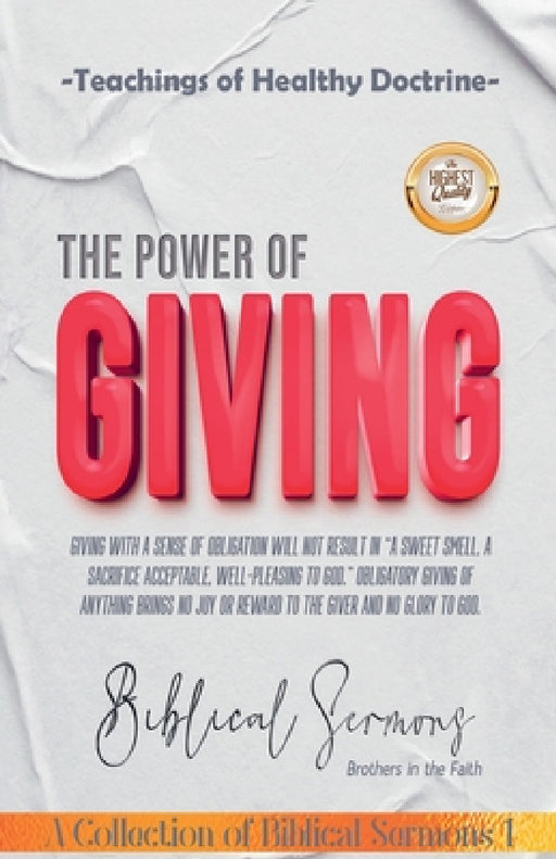 The Power of Giving by Biblical Sermons