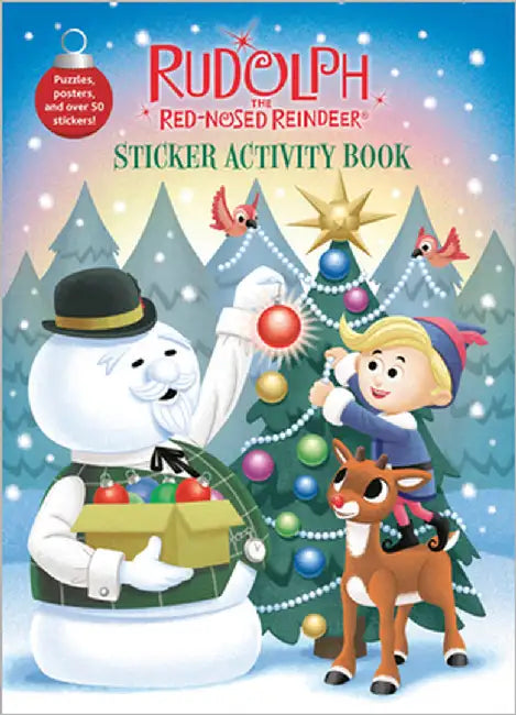 Rudolph the Red-Nosed Reindeer Sticker Activity Book by Golden Books