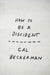 How to Be a Dissident by Gal Beckerman