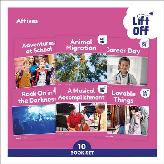 Phonic Books Lift Off Readers Affixes by Phonic Books