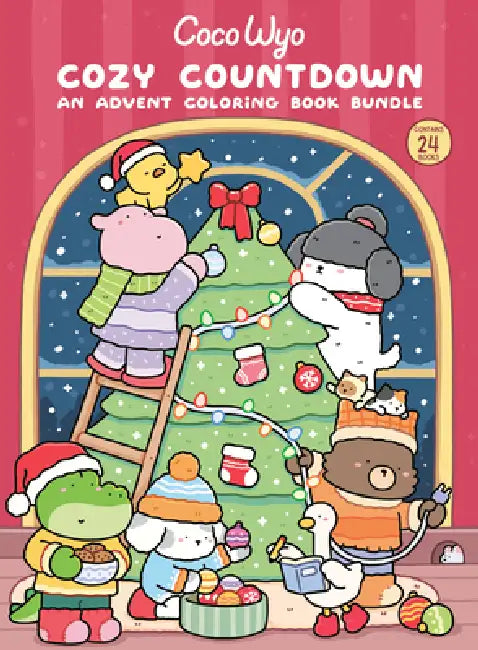 Cozy Countdown: An Advent Coloring Book Bundle by Coco Wyo