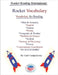 Rocket Vocabulary by Campodonica, Carol