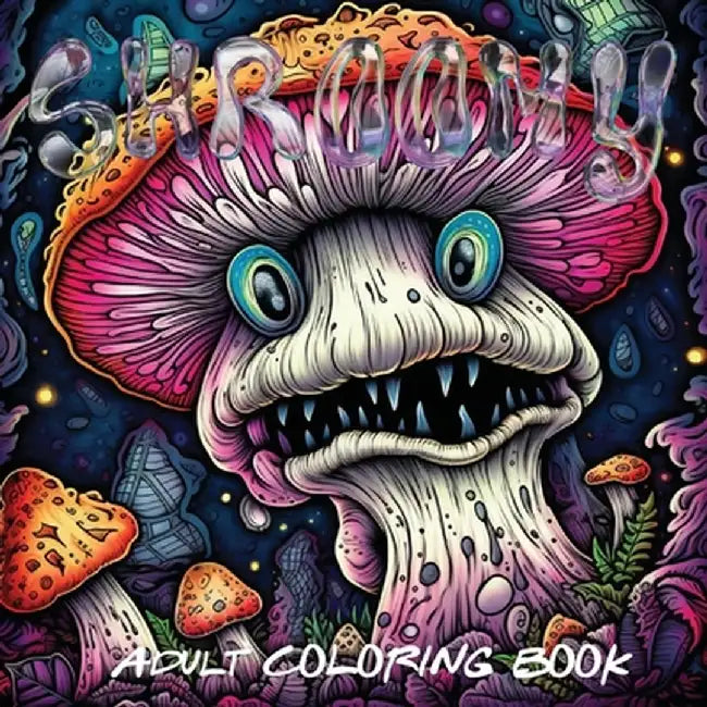 Shroomy Coloring Book by Rotten Scally