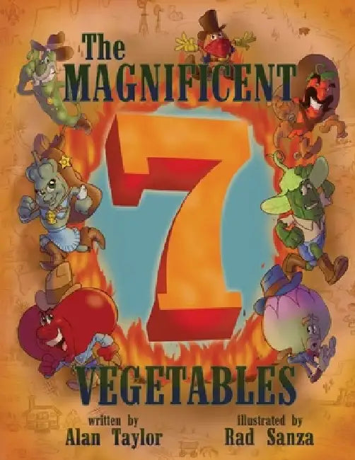 The Magnificent 7 Vegetables by Rad Sanza