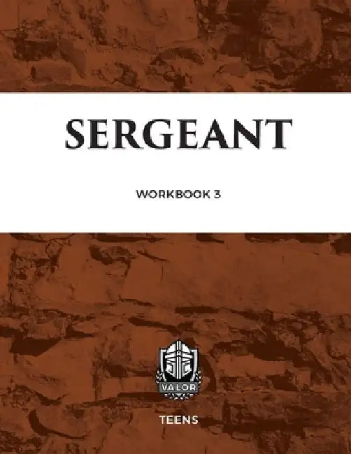 Valor Workbook Three - Sergeant by Keith Budinger