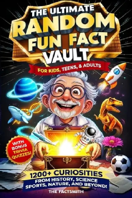 The Ultimate Random Fun Fact Vault: 1200+ Curiosities From History, Science, Sports, Nature, and Beyond! by The Factsmith
