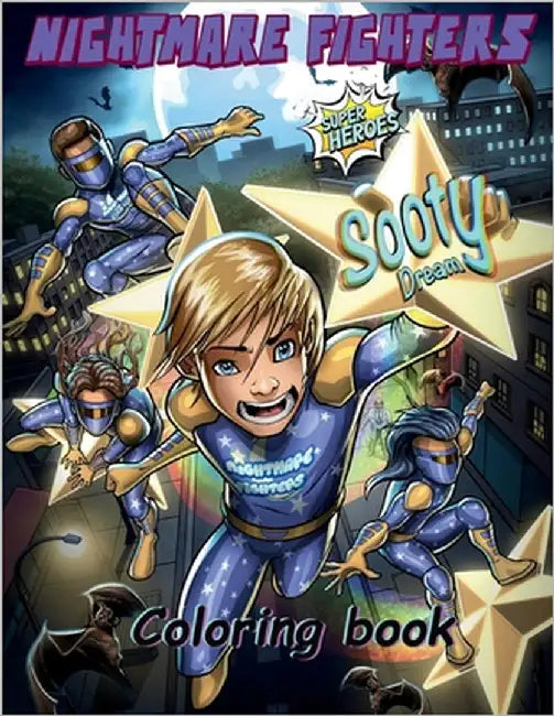 Sooty dream coloring book by Fighters, Nightmare