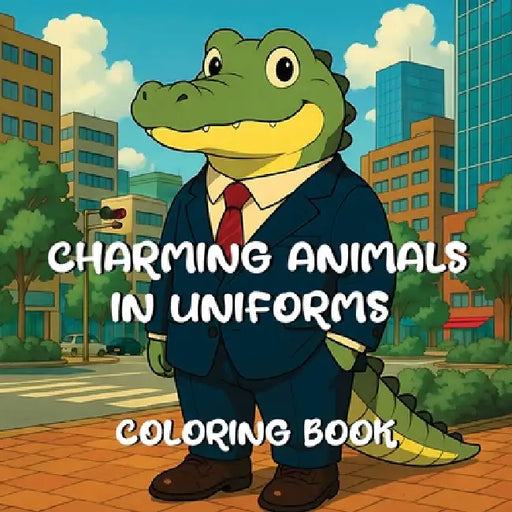 Charming Animals In Uniforms: Coloring Book by Kevin Mathisen