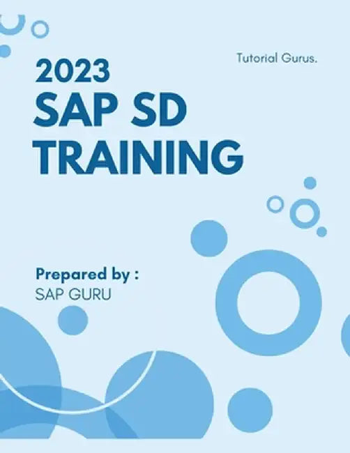 2023 SAP SD Training by Guru