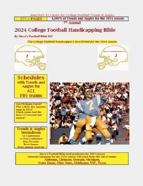 2024 College Football Handicapping Bible by Steve Fulton