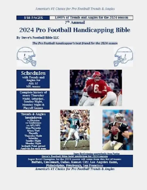 2024 Pro Football Handicapping Bible by Steve Fulton