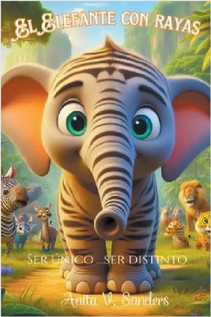 El Elefante con Rayas by V. Sanders Anita