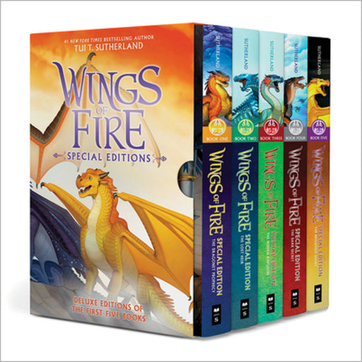 Wings of Fire #1-5 Special Edition Box Set by Tui T. Sutherland