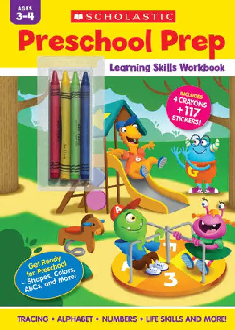 Preschool Prep Learning Skills Workbook by Scholastic