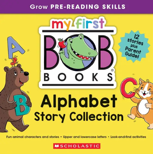 My First Bob Books - Alphabet Story Collection Bind-Up Phonics, Letter Sounds, Ages 3 and Up, Pre-K (Reading Readiness) by Lynn Maslen Kertell, Karen Wall