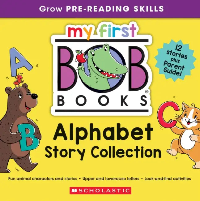 My First Bob Books - Alphabet Story Collection Bind-Up Phonics, Letter Sounds, Ages 3 and Up, Pre-K (Reading Readiness) by Lynn Maslen Kertell, Karen Wall
