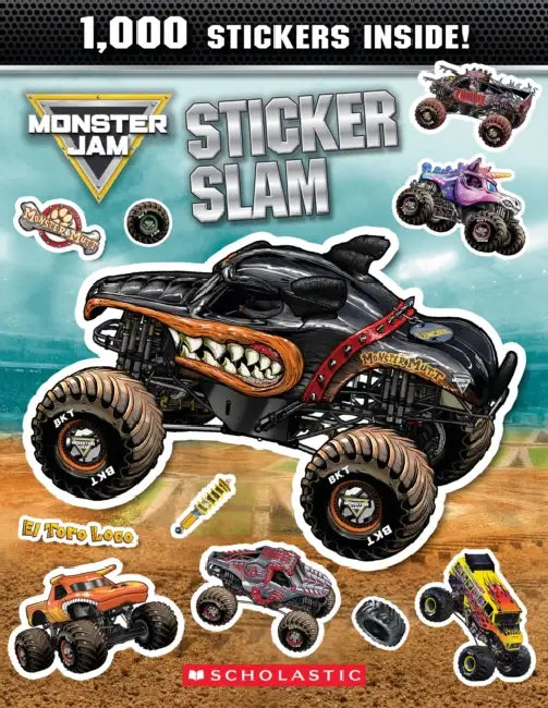 Monster Jam Sticker Slam by Scholastic