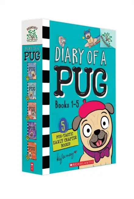 Diary of a Pug, Books 1-5: A Branches Box Set by Kyla May, Kyla May