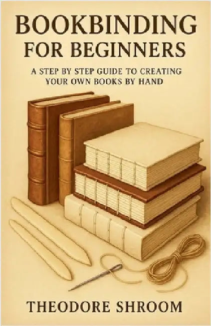 Bookbinding For Beginners: A Step by Step Guide to CreaYour Own Books by Hand by Theodore Shroom