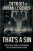 Detroit Urban Legends That's a sin volume 1 by James Stoutermire
