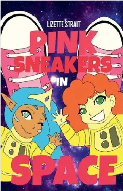 Pink Sneakers in Space by Lizette Strait