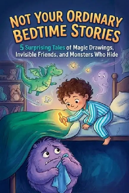 Not Your Ordinary Bedtime Stories: 5 Surprising Tales of Magic Drawings, Invisible Friends, and Monsters Who Hide by Pixelart Studio Press
