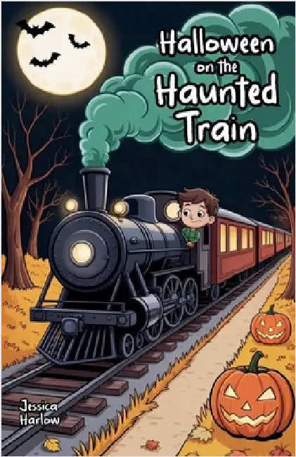 Halloween on the Haunted Train by Harlow, Jessica