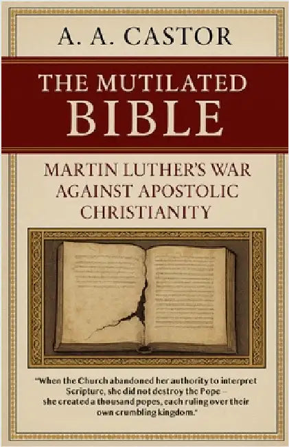 The Mutilated Bible: Martin Luther's War Against Apostolic Christianity by Castor, A. a.