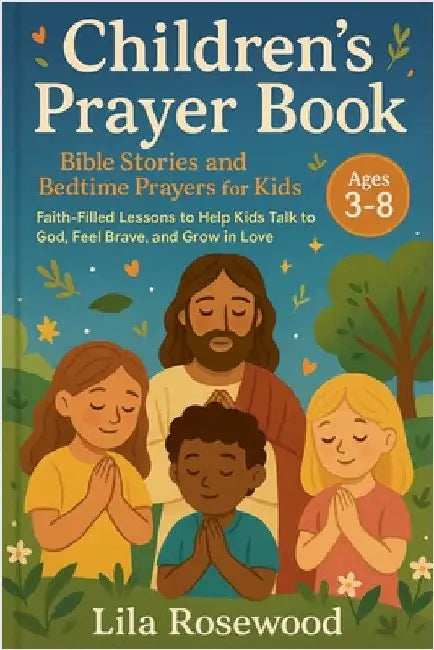 Children's Prayer Book: Bible Stories and Bedtime Prayers for Kids: Faith-Filled Lessons to Help Kids Talk to God, Feel Brave, and Grow in Love by Rosewood, Lila