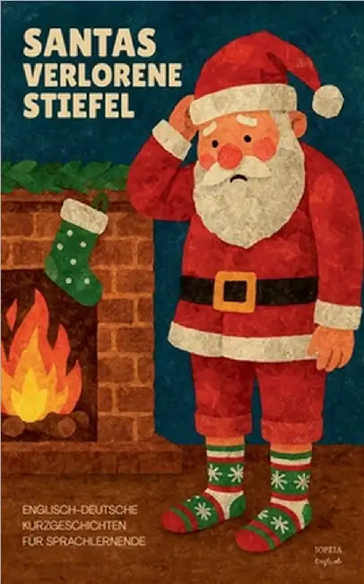 Santas Verlorene Stiefel: Englisch-Deutsche Kurzgeschichten für Sprachlernende by Iopeia English