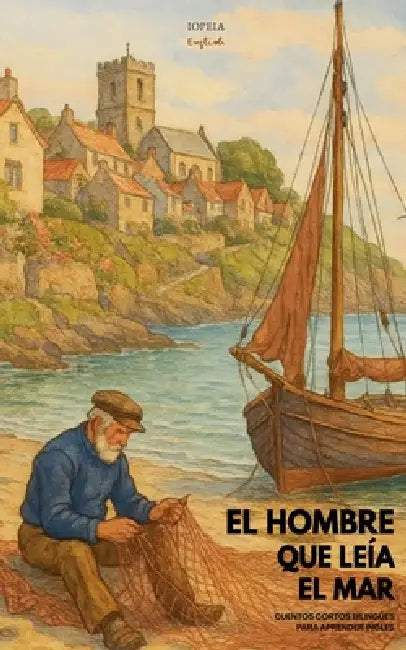 El Hombre Que Leía El Mar: Cuentos Cortos Bilingües Para Aprender Inglés by Iopeia English