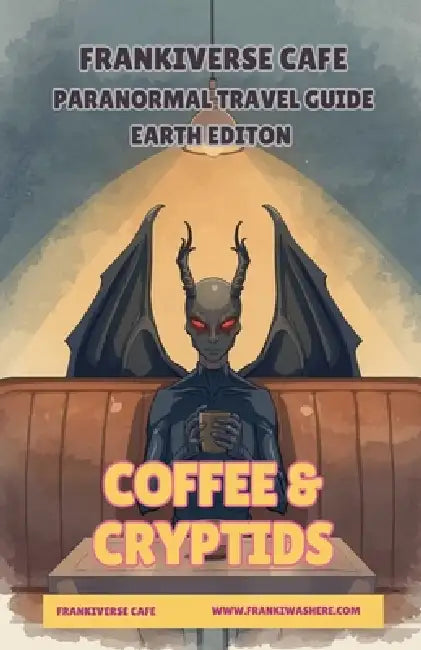 Coffee & Cryptids FrankiVerse Cafe Paranormal Travel Guide Earth Edition by Haleigh Overseth