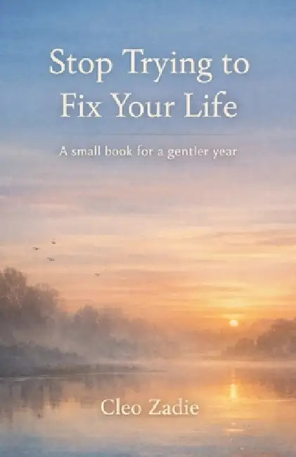 Stop Trying to Fix Your Life: A small book for a gentler year by Cleo Zadie