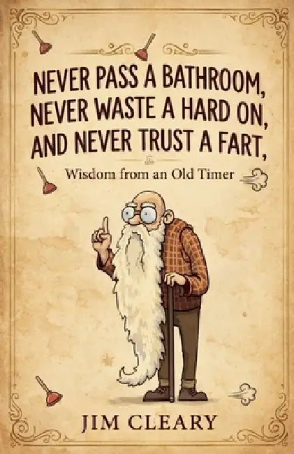 Never Pass a Bathroom, Never Waste a Hard On, and Never Trust a Fart by Jim Cleary