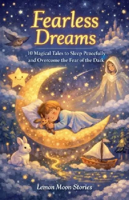 Fearless dreams: 10 Magical Tales to Sleep Peacefully and Overcome the Fear of the Dark. by Lemon Moon Stories